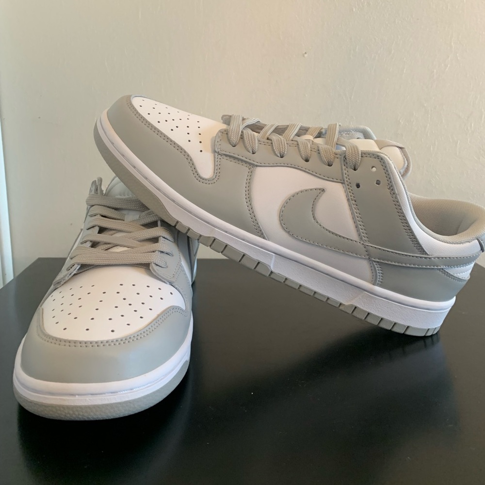 NIKE DUNK LOW GREY FOG MENS SIZE 12 BRAND NEW